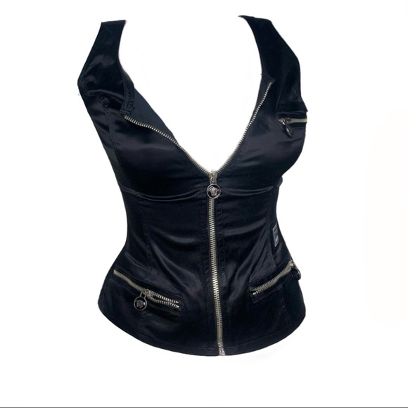 Vintage Gianni Versace silk Top - Picture 1 of 3